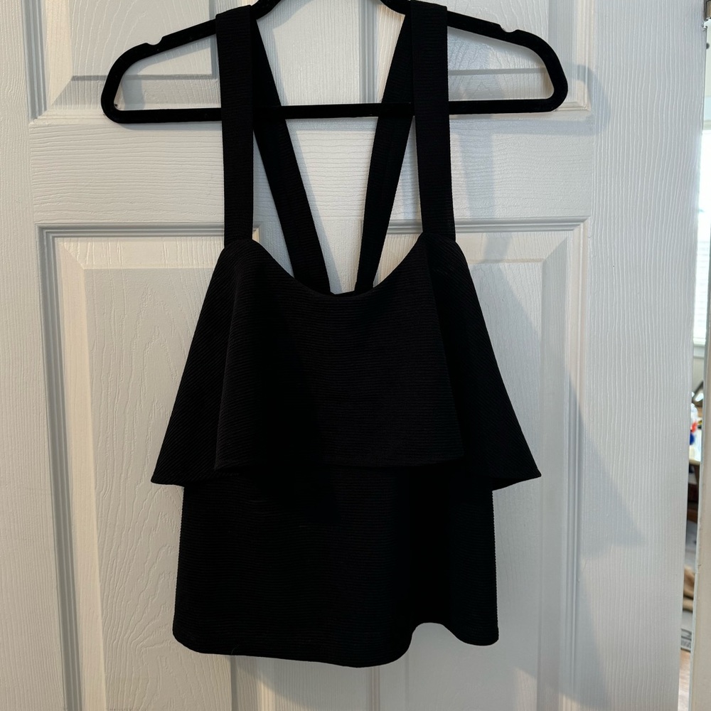 Madewell Cross-back Tiered Tank